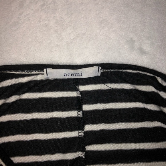 Striped cold shoulder top - Picture 3 of 3